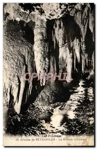 Cartes postales Grottes de Betharram La Riviere Inferieure