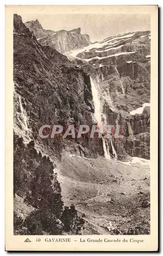 Ansichtskarte AK Gavarnie La Grande Cascade du Cirque