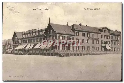 Cartes postales Berck Plage Le Grand Hotel