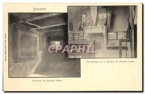 Cartes postales Domremy Chambre de Jeanne d arc Musee de la maison