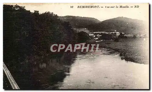 Cartes postales Remiremont Vue sur La Moselle