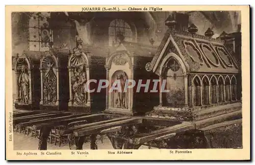 Cartes postales Jouarre Chasses de L Eglise