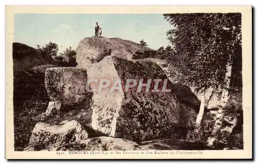 Cartes postales Nemours Ses Eavirons Les Rochers de Chaintreauville