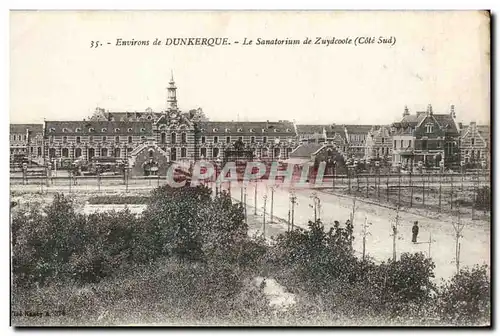 Cartes postales Environs de Dunkerque Le sanatorium de Zuydcoote