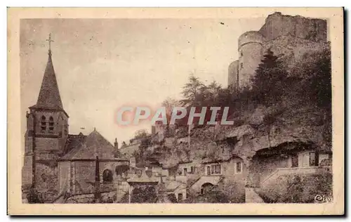 Cartes postales Monirichard L Eglise et le Donjon