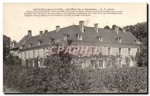 Ansichtskarte AK Denez Sous le Lude Chateau de la Boissiere Ancienne abbaye benedictine