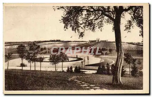 Ansichtskarte AK Romagne sous Montfaucon Cimetiere Americain de Meuse Argonne Militaria