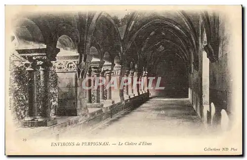 Cartes postales Environs de Perpignan Le Cloitre d Elnes