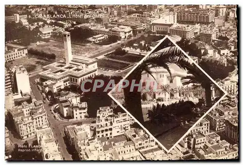 Ansichtskarte AK Casablanca L Hotel des Postes Maroc