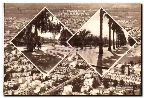 Cartes postales Maroc Casablanca La Place de la Fraternite