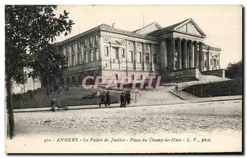 Ansichtskarte AK Angers Le Palais de Justice Place du Champ de Mars