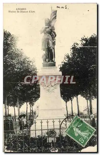 Cartes postales Angers Statue de Jeanue d Arc