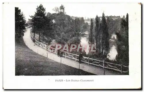 Cartes postales Paris Les Buttes Chaumont