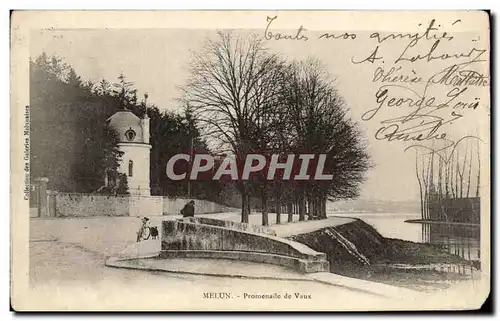 Cartes postales Melun Promenade de Vaux