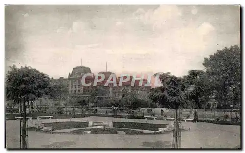 Ansichtskarte AK Paris Le Square rue Viviani et la caserne de la cite