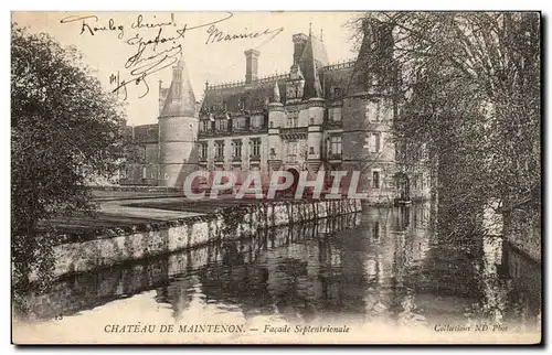 Cartes postales Chateau de Maintenon Facade Septentrionale