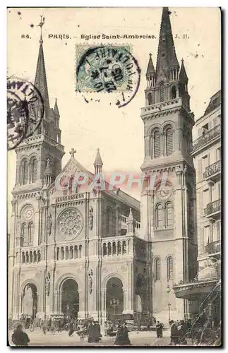 Cartes postales Paris Eglise Saint Ambroise