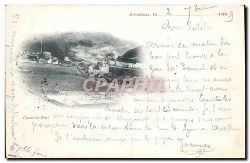 Cartes postales Avallon le Cousin le Pont carte 1899