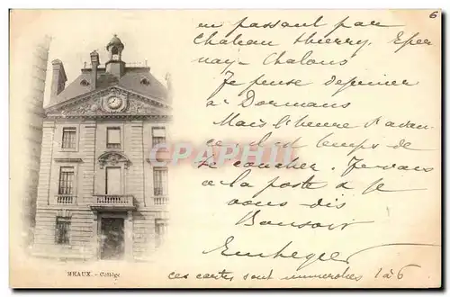 Cartes postales Mkaux College carte 1899