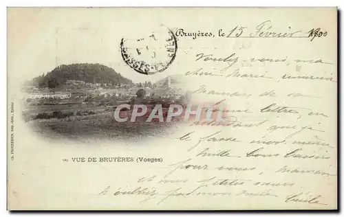 Cartes postales Vue De Bruyeres Carte 1900