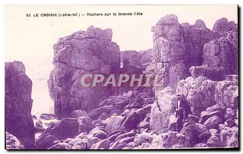 Cartes postales Le Croisic Rocher sur la Grande Cote