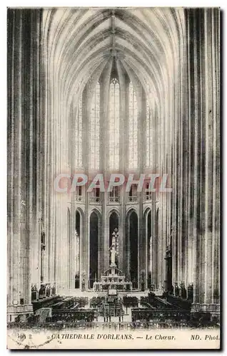 Cartes postales La Cathedrale D Orleans Le Choeur