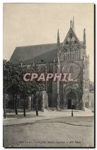 Cartes postales Orleans L Eglise Saint Aignan