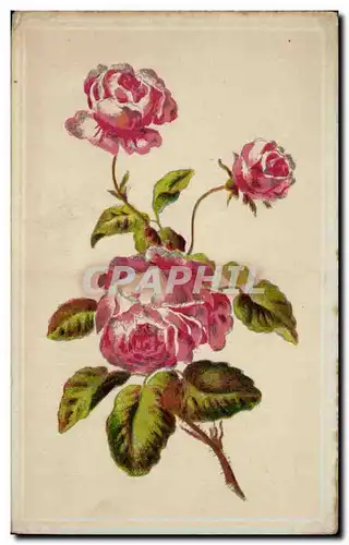 Cartes postales Fantaisie Fleurs