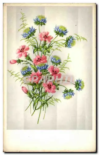 Cartes postales Fantaisie Fleurs