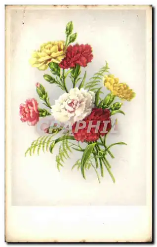 Cartes postales Fantaisie Fleurs