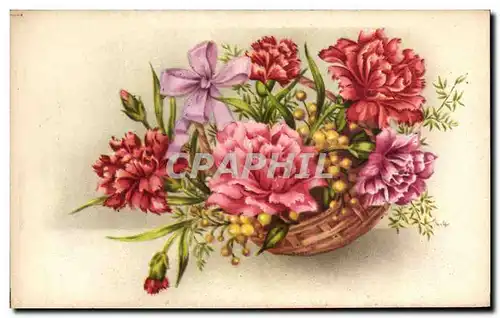 Cartes postales Fantaisie Fleurs