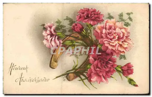 Cartes postales Fantaisie Fleurs