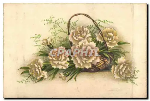 Cartes postales Fantaisie Fleurs