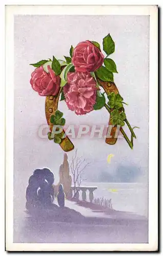 Cartes postales Fantaisie Fleurs