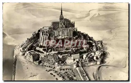 Cartes postales Le Mont Saint Michel Vue aerienne