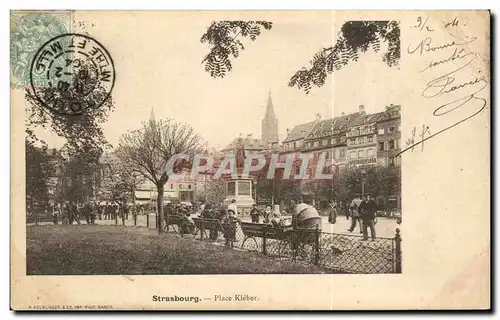 Cartes postales Strasbourg Place Kleber Enfants