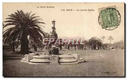 Cartes postales La Cote D Azur Nice Le Jardin Public