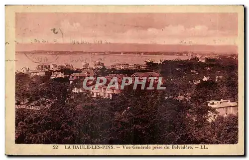 Cartes postales La Baule Les Pins Vue Generale prise du Belvedere