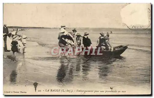 Cartes postales La Baule Embarquement pour une promenade en mer Enfants