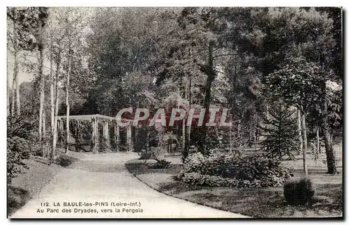 Cartes postales La Baule les Pins Au Parc des Dryades Vers la Pergola