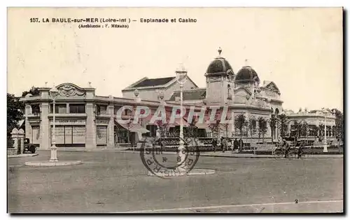 Cartes postales La Baule sur Mer Esplanade et Casino