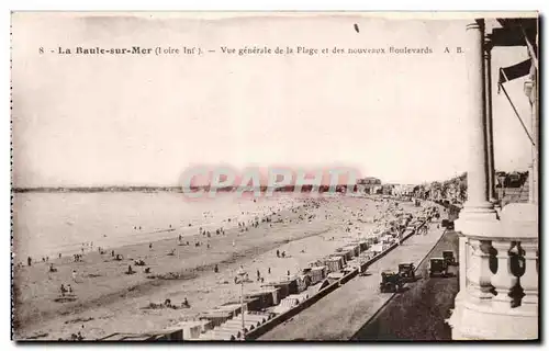 Cartes postales La Baule sur Mer Vue generale de la Plage et des nouveaux Boulevards