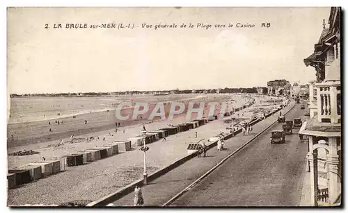 Cartes postales La Baule sur Mer Vue generale de la Plage vers le Casino