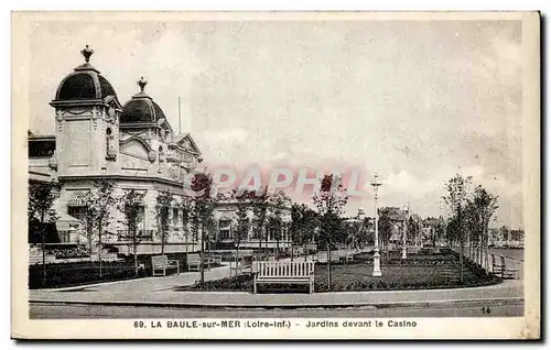 Ansichtskarte AK La Baule sur Mer Jardins devant le Casino