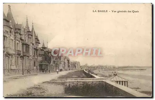 Cartes postales La Baule Vue generale des Quais