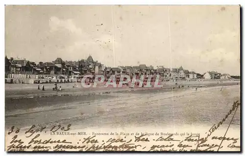 Cartes postales La Baule sur Mer Panorama de la Plage et de la ligne de Boulevards Qui la longe