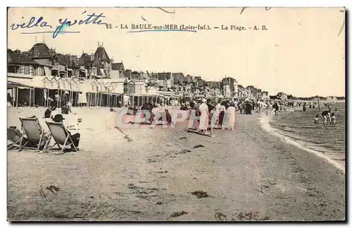 Cartes postales La Baule sur Mer La Plage