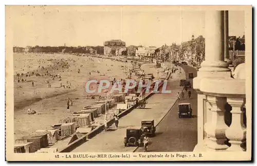 Cartes postales La Baule sur Mer Vue generale de la Plage