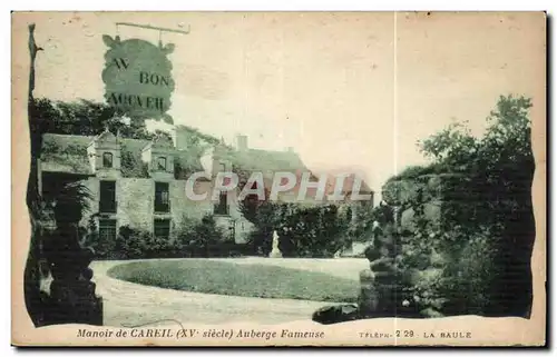 Cartes postales Manoir de Careil Auberge Fameuse au Bon Accueil