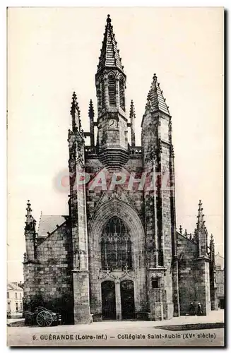 Cartes postales Guerande Collegiale Saint Aubin